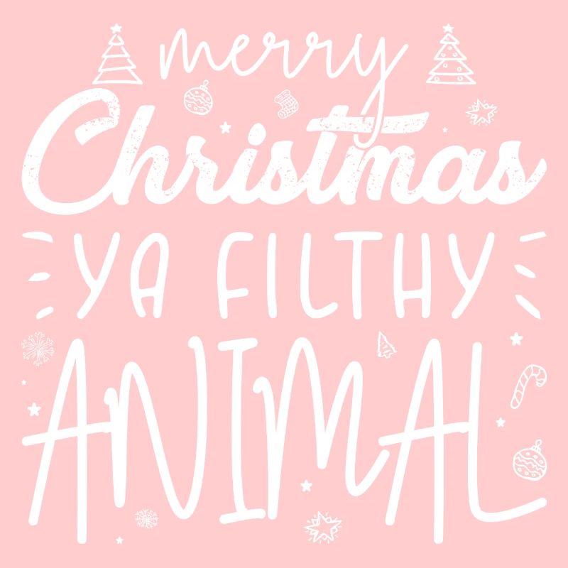 Impression de phrase de Noël effrontée