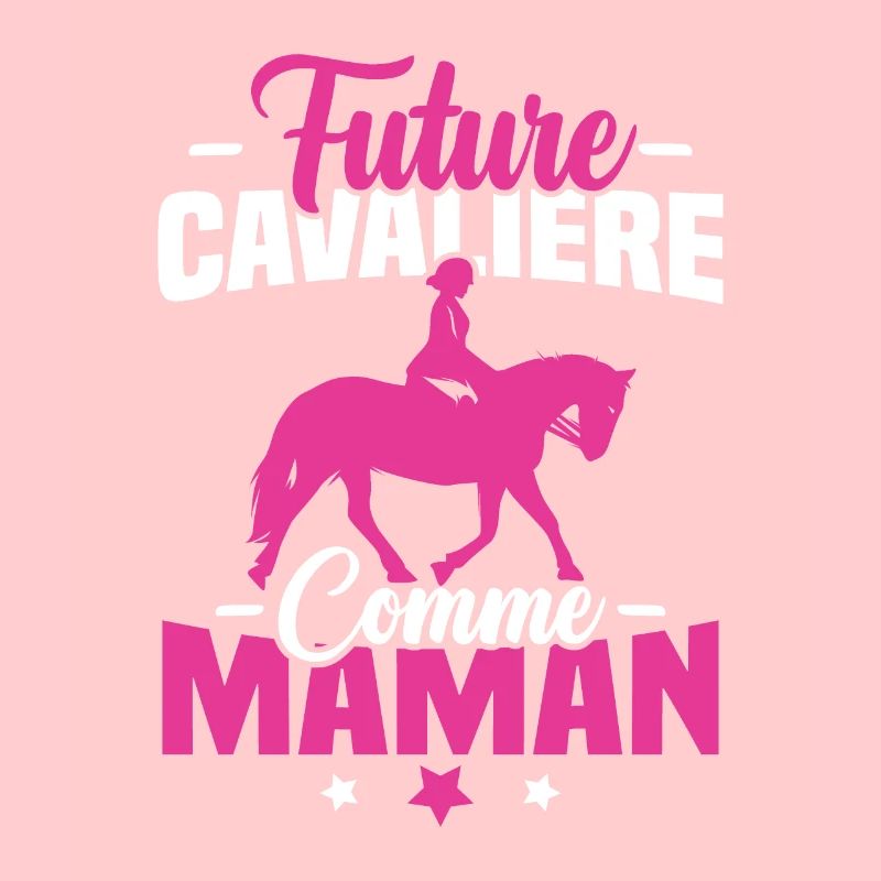 Future cavalière comme maman