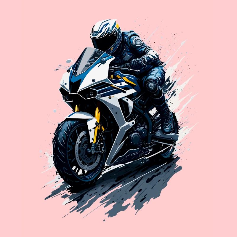Illustration de moto sportive