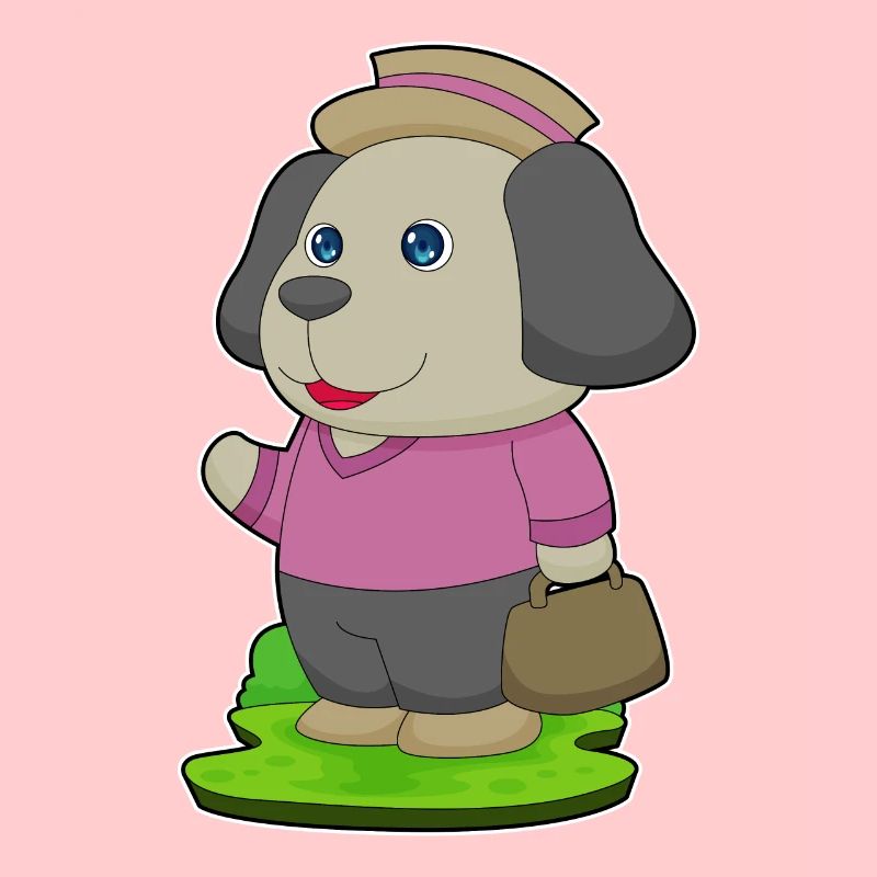 Hund Wanderer Tasche