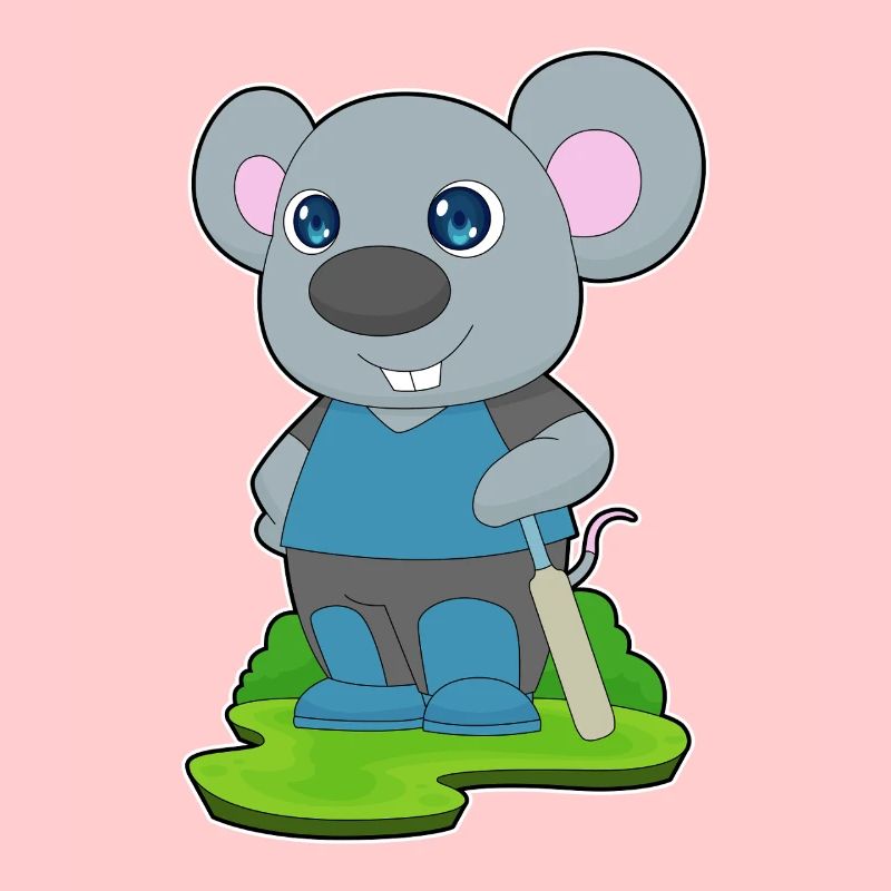 Souris Cricket Battes de cricket