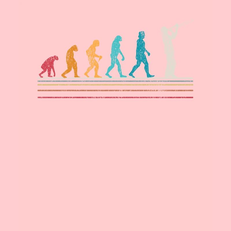 Posaune Evolution Posaunenspieler Retro