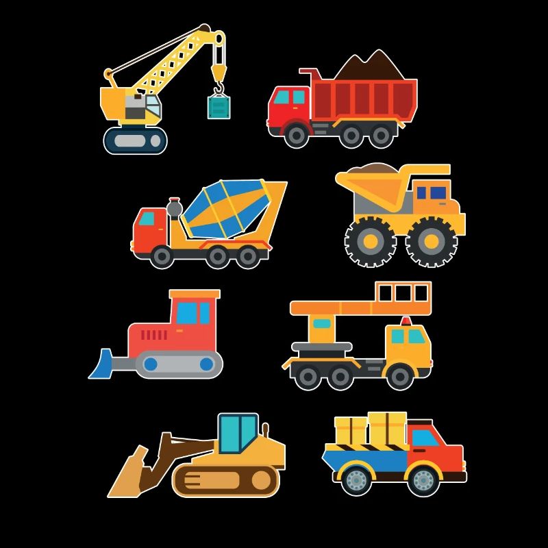 Bagger Baustelle Kinder Geschenkidee