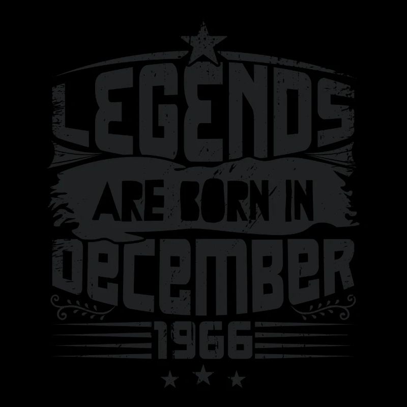Legends Are Born In December 1966