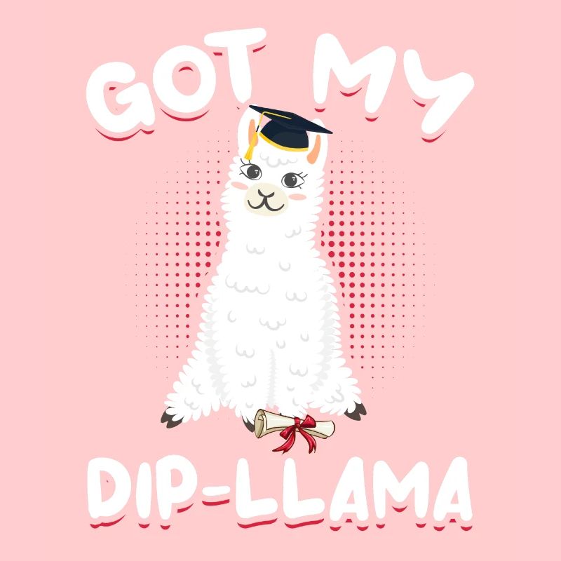 Abschluss Llama Diplom Absolvent