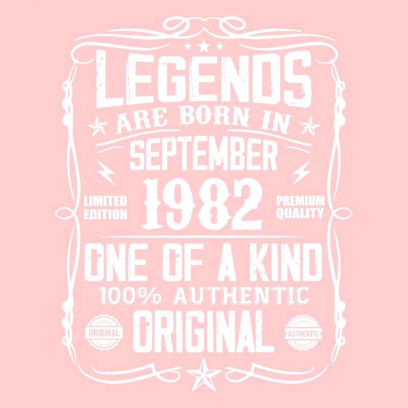 September 1982 Vintage Retro Jubiläumsgeschenk