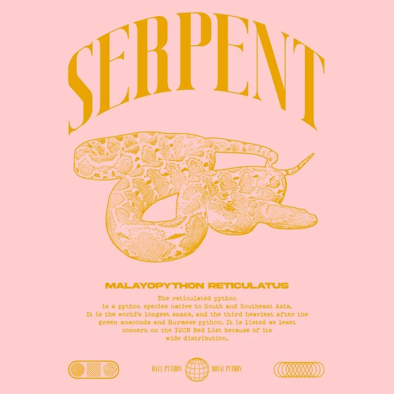 Python réticulé Reptile Keeper Streetwear