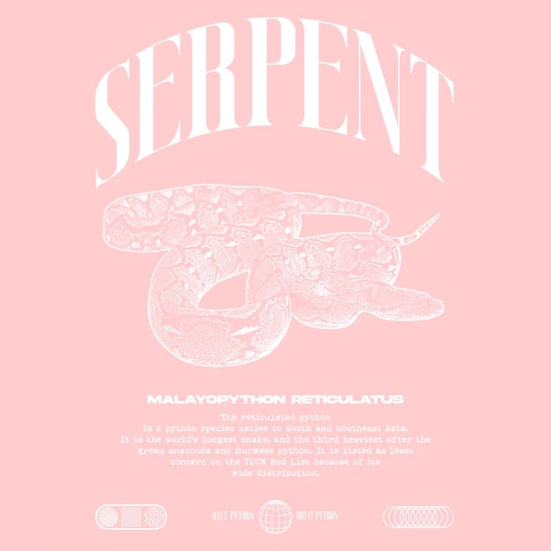 Python réticulé Reptile Keeper Streetwear