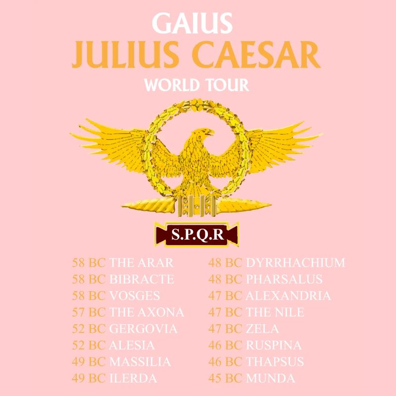 Gaius Julius Caesar World Tour, Anciens Romains