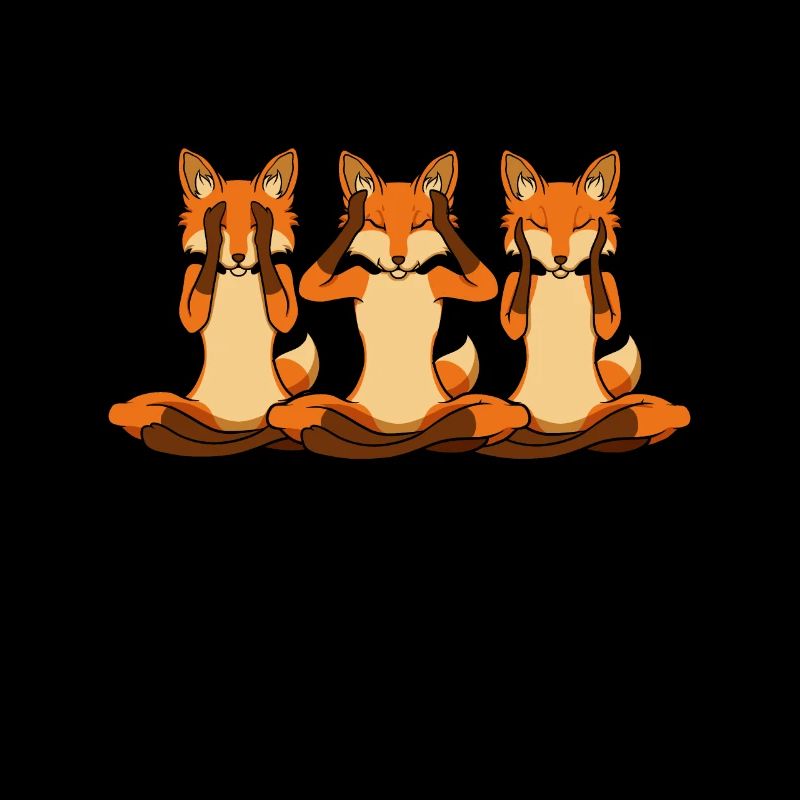 Three foxes at Reiki
