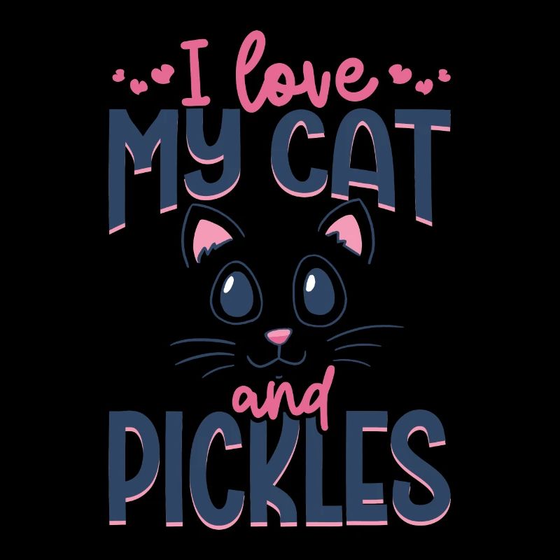 J’aime mon chat et mes cornichons - Concombre