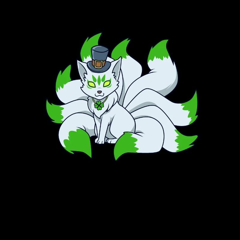 Kitsune Leprechaun - St Patrick Kitsune