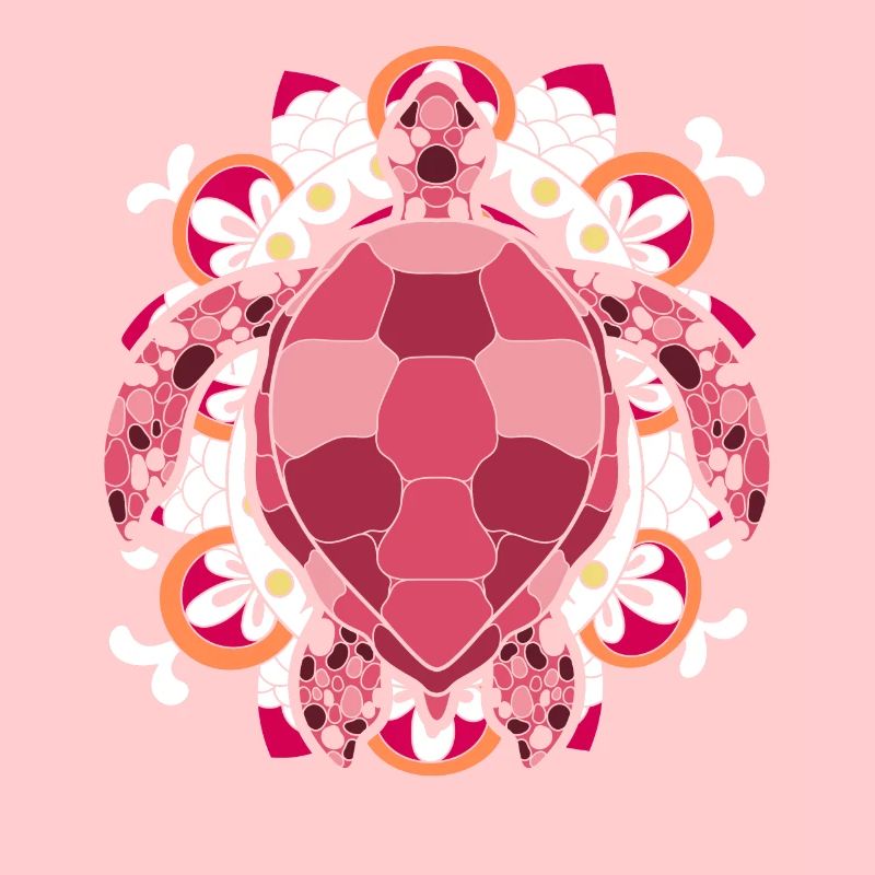 Polynesia Mandala Sea Animal Gift Turtle