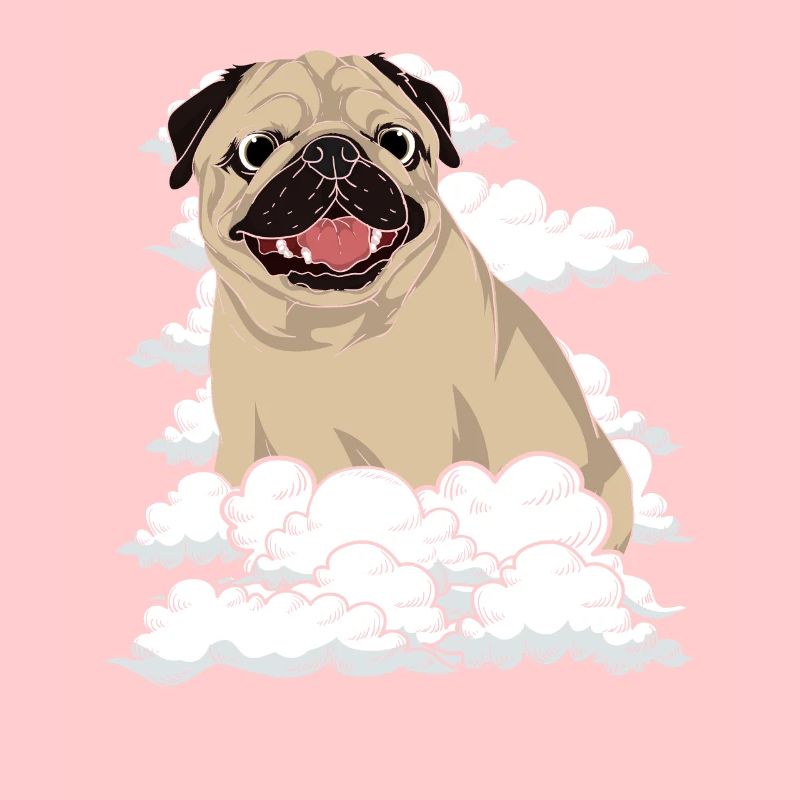 Dog Owner Clouds Dogs Pet Gift Pug