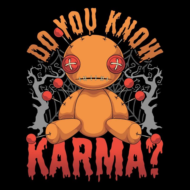 Wiccan Witchcraft Karma Gift Funny Voodoo Doll