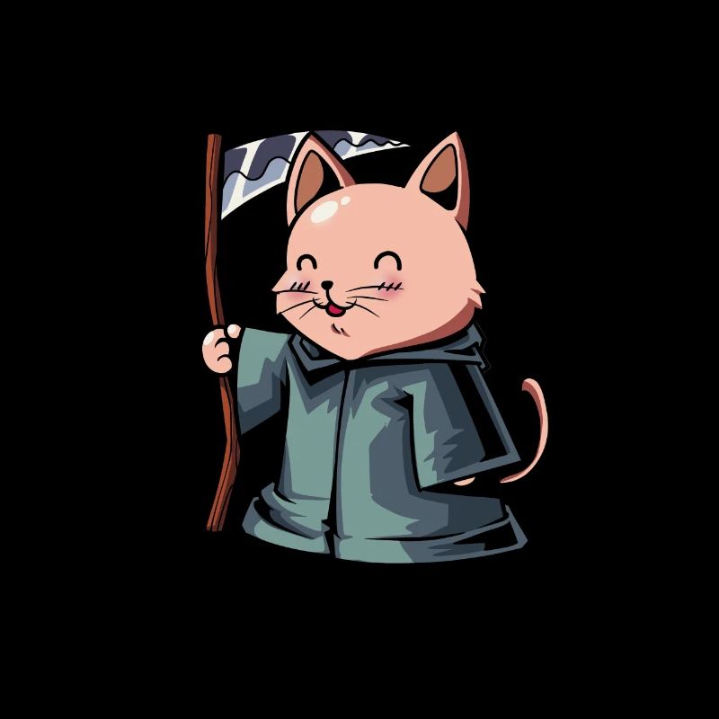 Mignon Chat Grim Reaper
