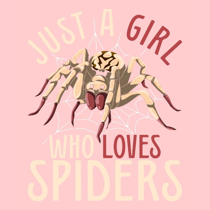 Arachnide Tierliebhaber Mädchen Geschenk Spinne