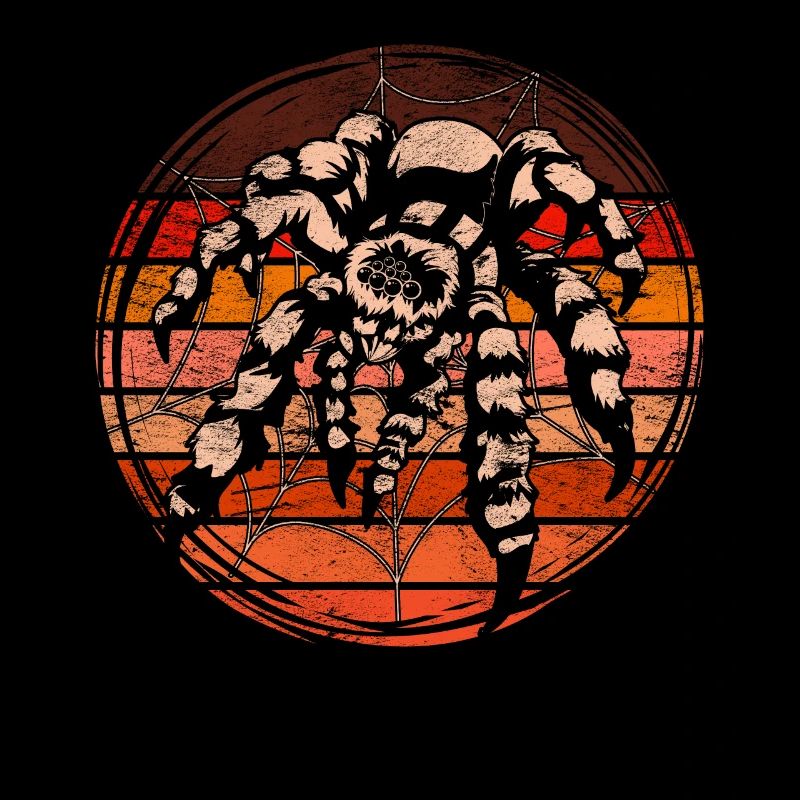 Retro Vogelspinne Arachnide Geschenk Tier Spinne