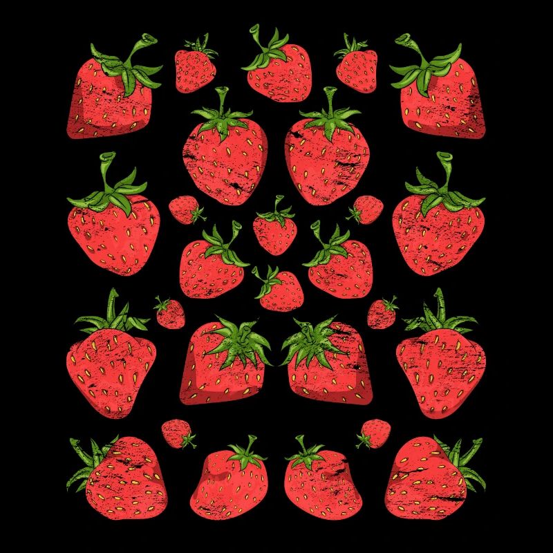 Erdbeeren Rote Beeren Obst Geschenk Erdbeere