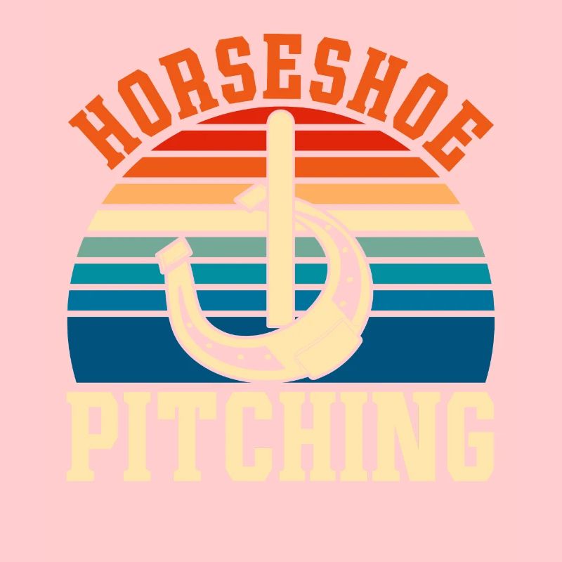 Retro Hufeisen Werfer Geschenk Pferde Hufeisen