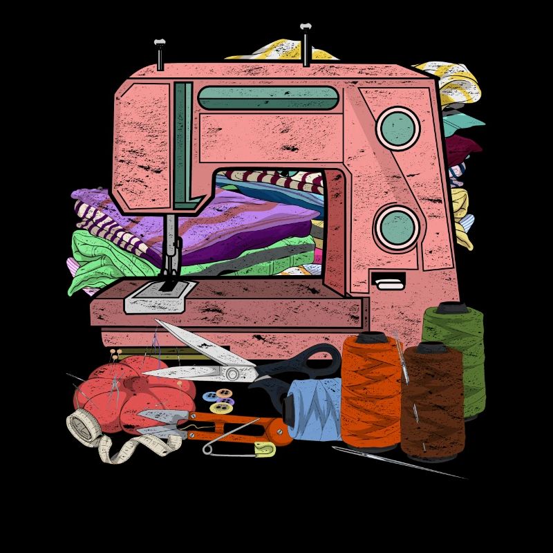 Machine à coudre rétro