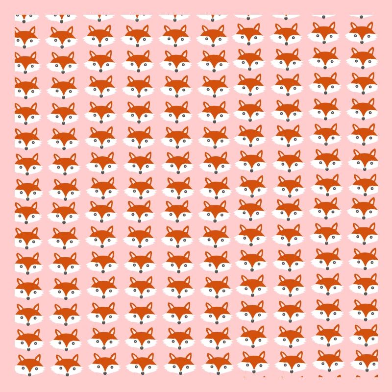 Fuchs Kopf Muster, kindermuster