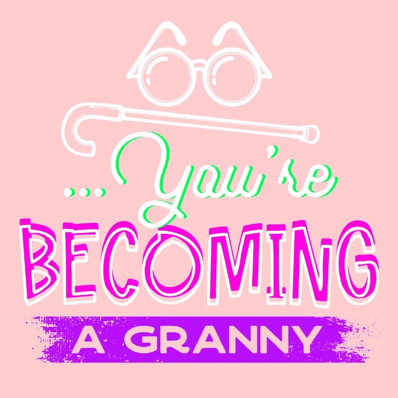 Glückwunsch Großmutter Oma Statement Brille