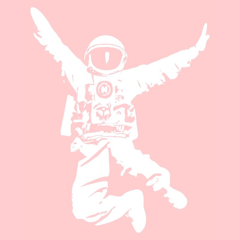 Astronaute heureux