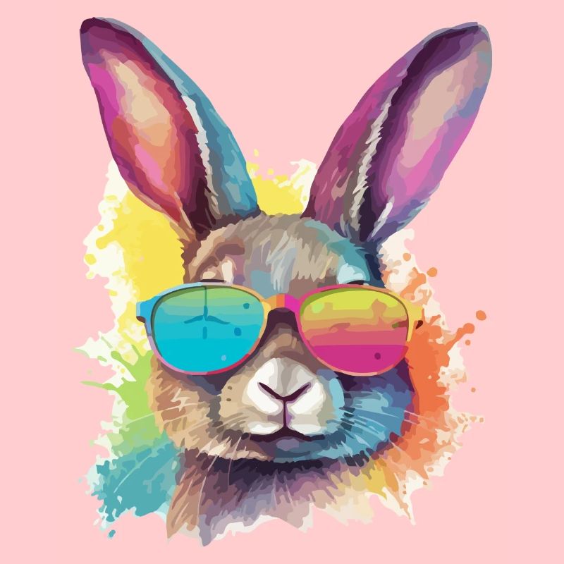 Timo der Hase mit der Brille