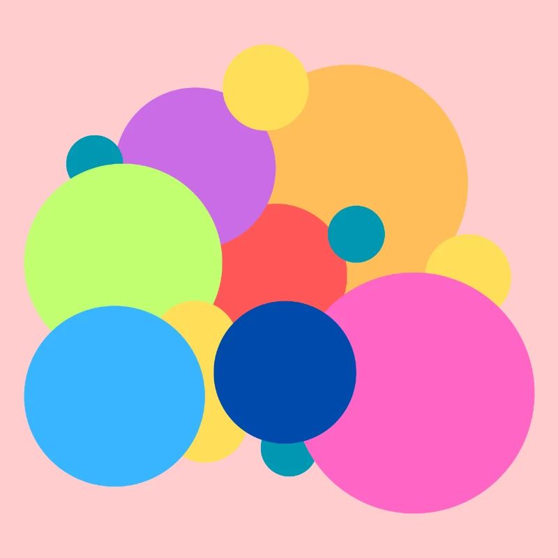 Points de couleur ludiques