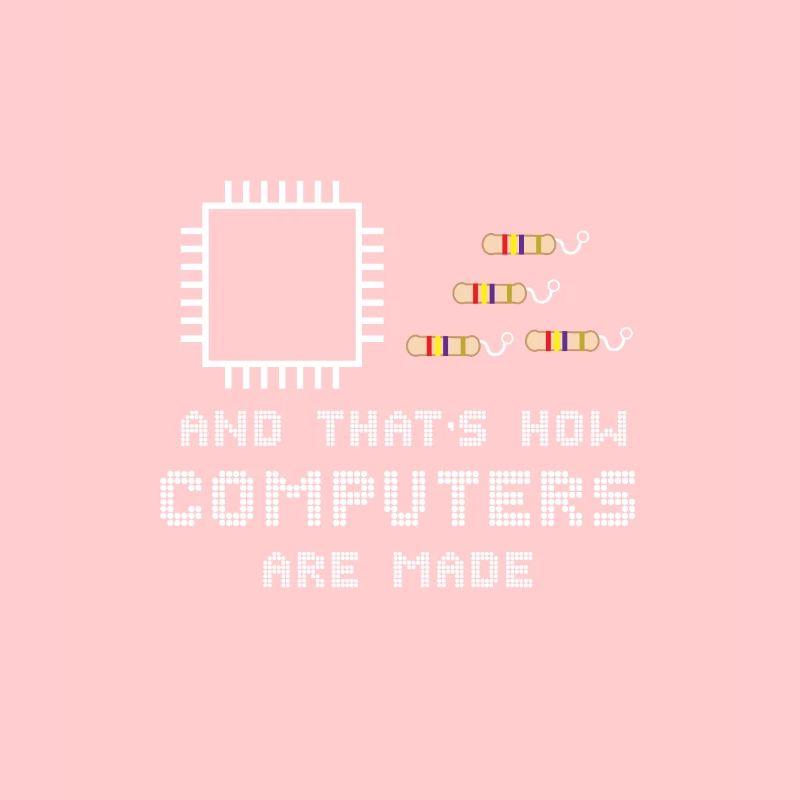 Computer Hardware PC Nerd Mainboard