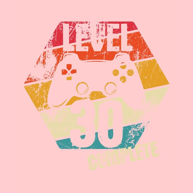 Level 30 Complete - Gamer - Geburtstag - Geschenk
