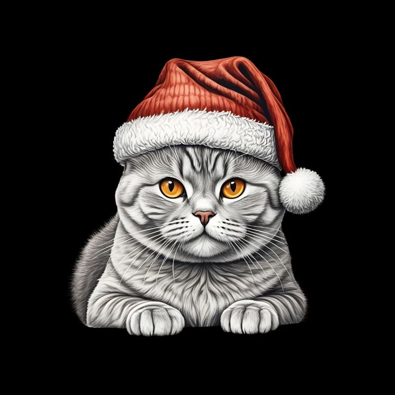 Amerikanisch Kurzhaar Weihnachtskatze