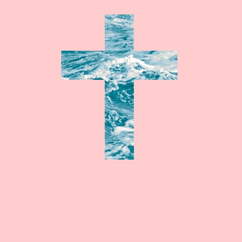 Croix chrétienne d’eau vive