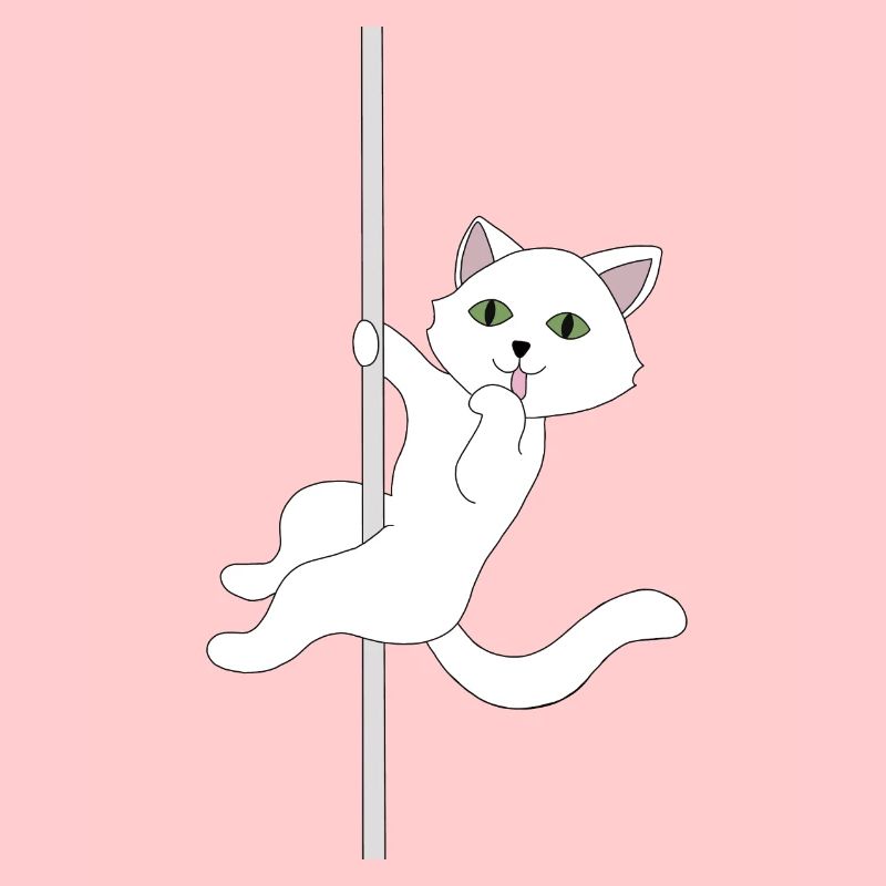 Cat pole dance