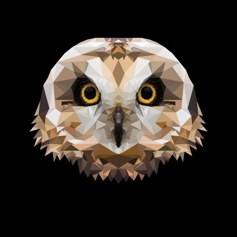 Polygon Sumpfohreule, Eule, Polygon, Tier, Vogel
