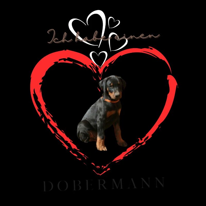 Dobermann unkupiert. Ich habe einen Dobermann