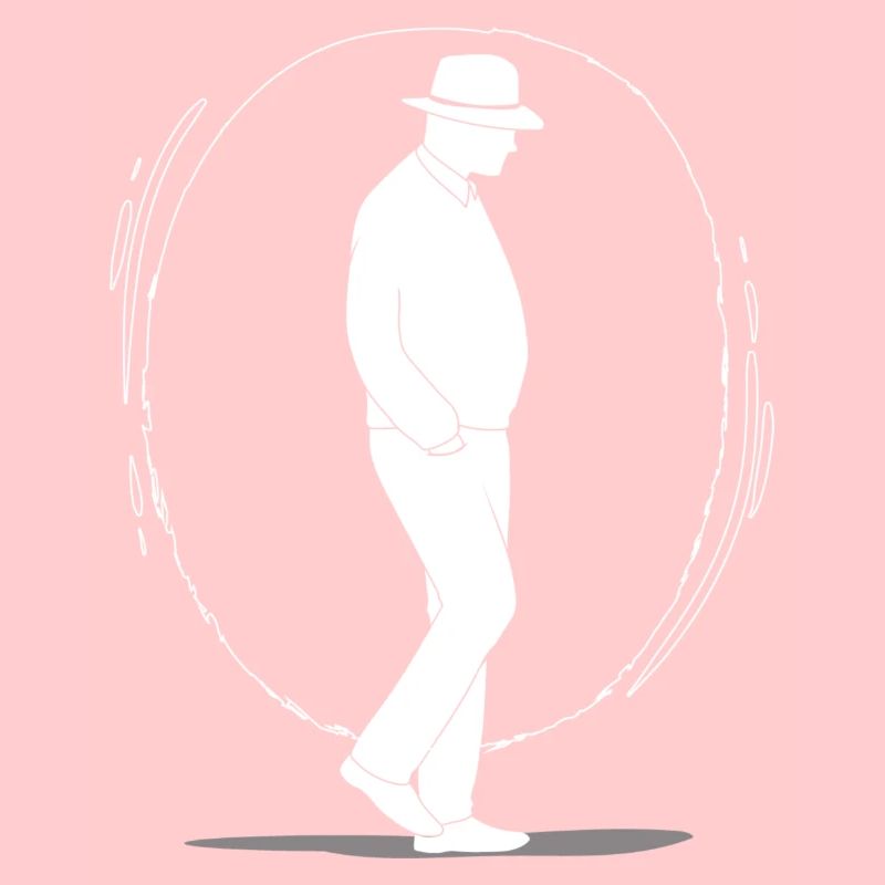 Einsamer Mann