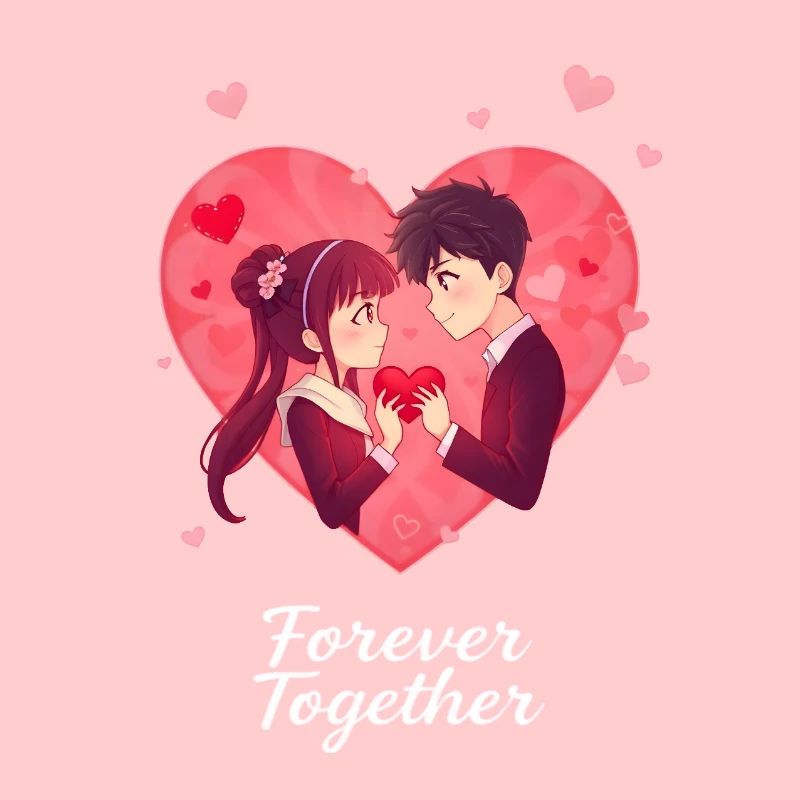 Conception d’anime pour la Saint-Valentin