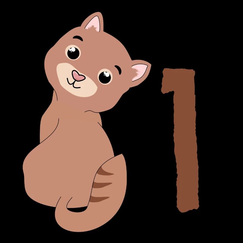 Chat brun - 1er anniversaire