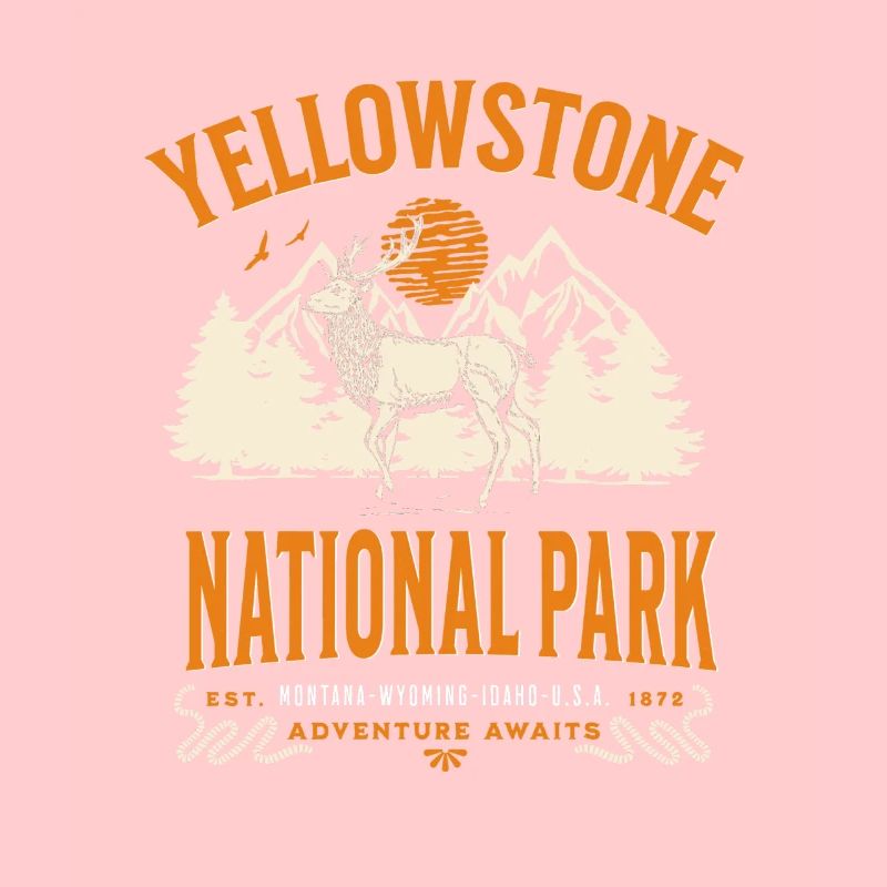 Paysage de la forêt de Yellowstone