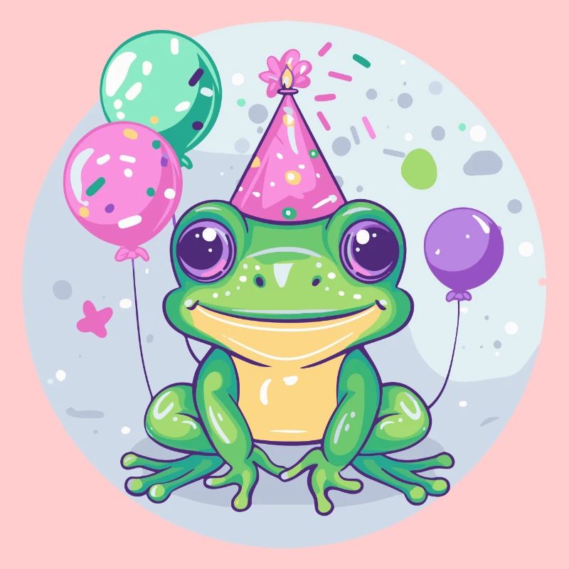 Frosch Geburtstag Comic