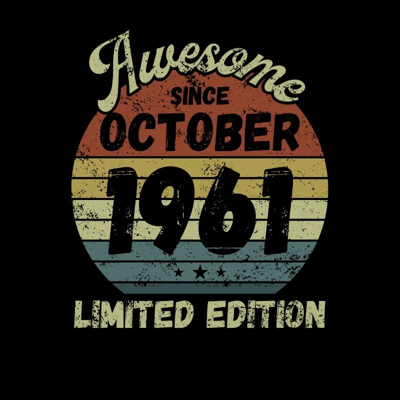 Awesome since October 1961 - Geburtstag