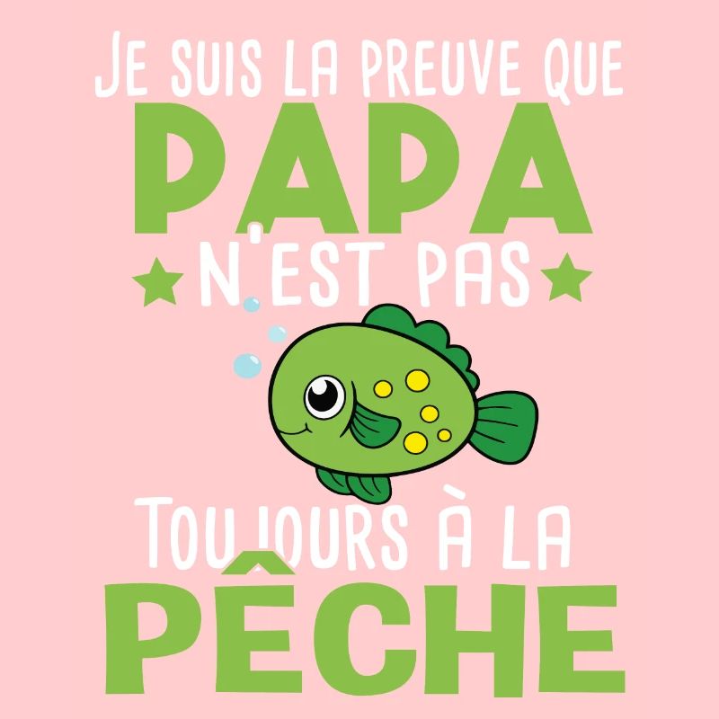 Papa Pêche Pêcheur Bébé Nourrisson Naissance
