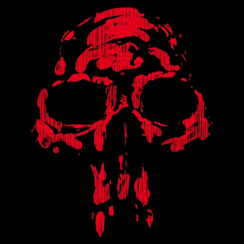 Skull - Neanderthal RED