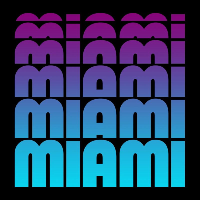 Miami Gradient Grid