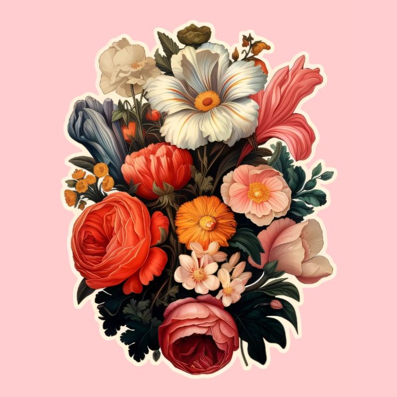 Bouquet de fleurs coloré