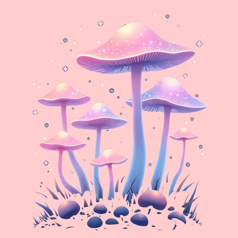 Magic Mushrooms Design - Mystic Forest