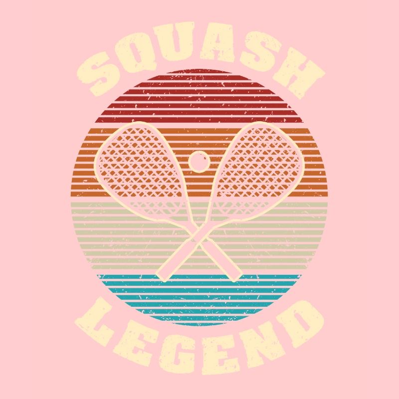 Cool Retro Crossing Rackets Squash Legend Squash