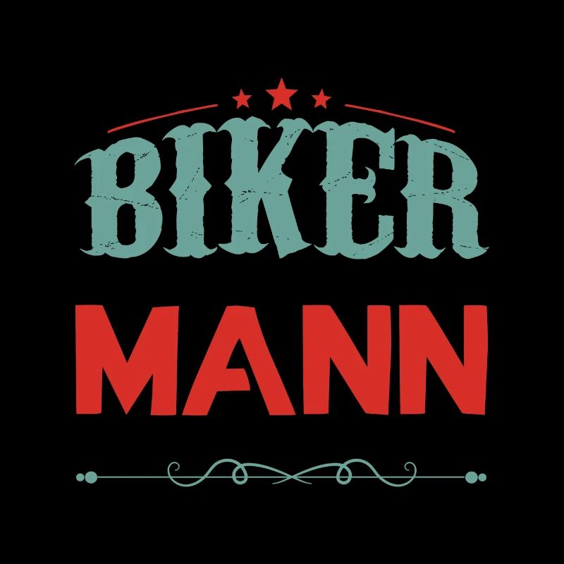 Old School Biker Chopper Motorradfahrer !